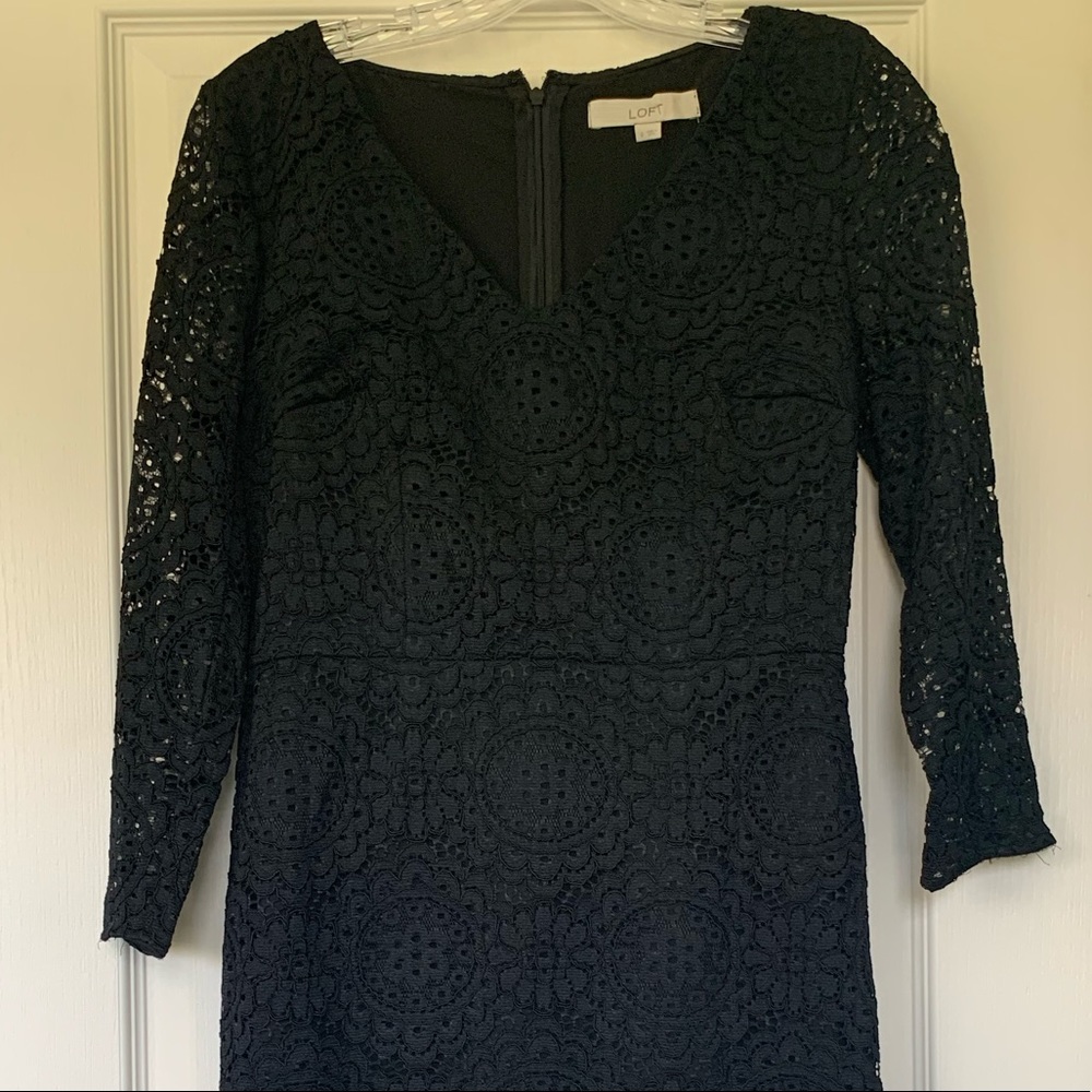 Ann Taylor Loft lace dress.